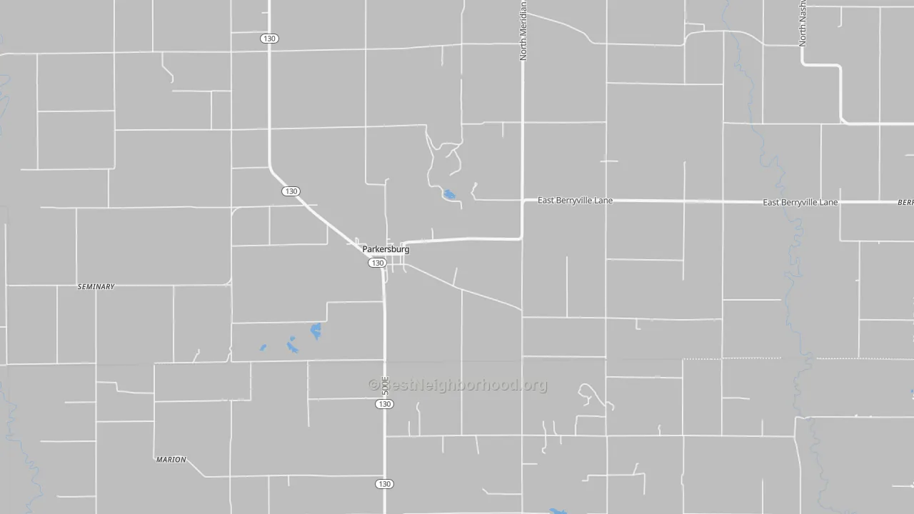 Transit Grade map of Parkersburg, IL