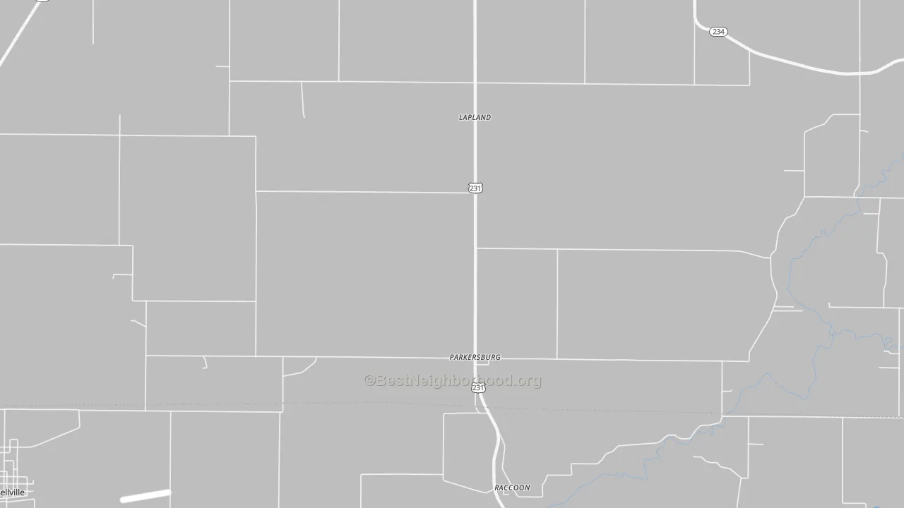 Transit Grade map of Parkersburg, IN