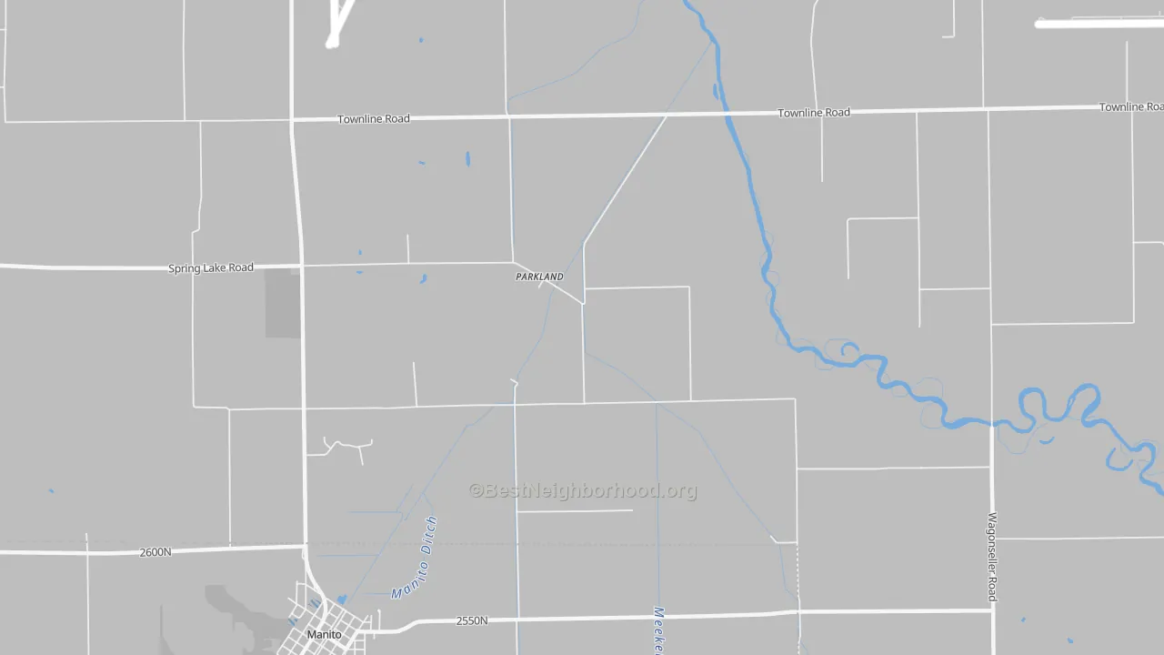 Transit Grade map of Parkland, IL
