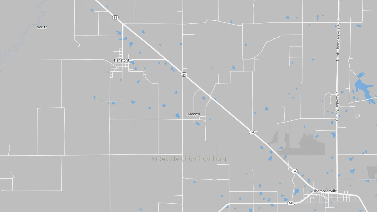Transit Grade map of Parrish, IL