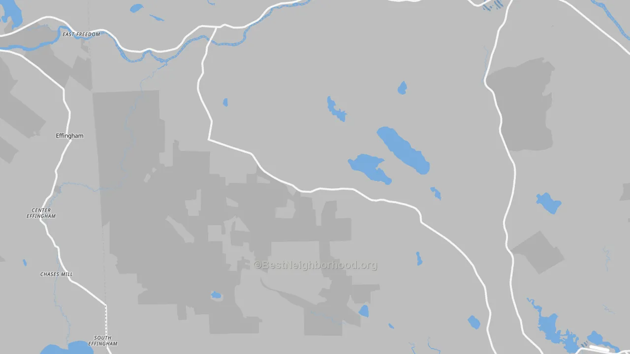 Transit Grade map of Parsonsfield, ME
