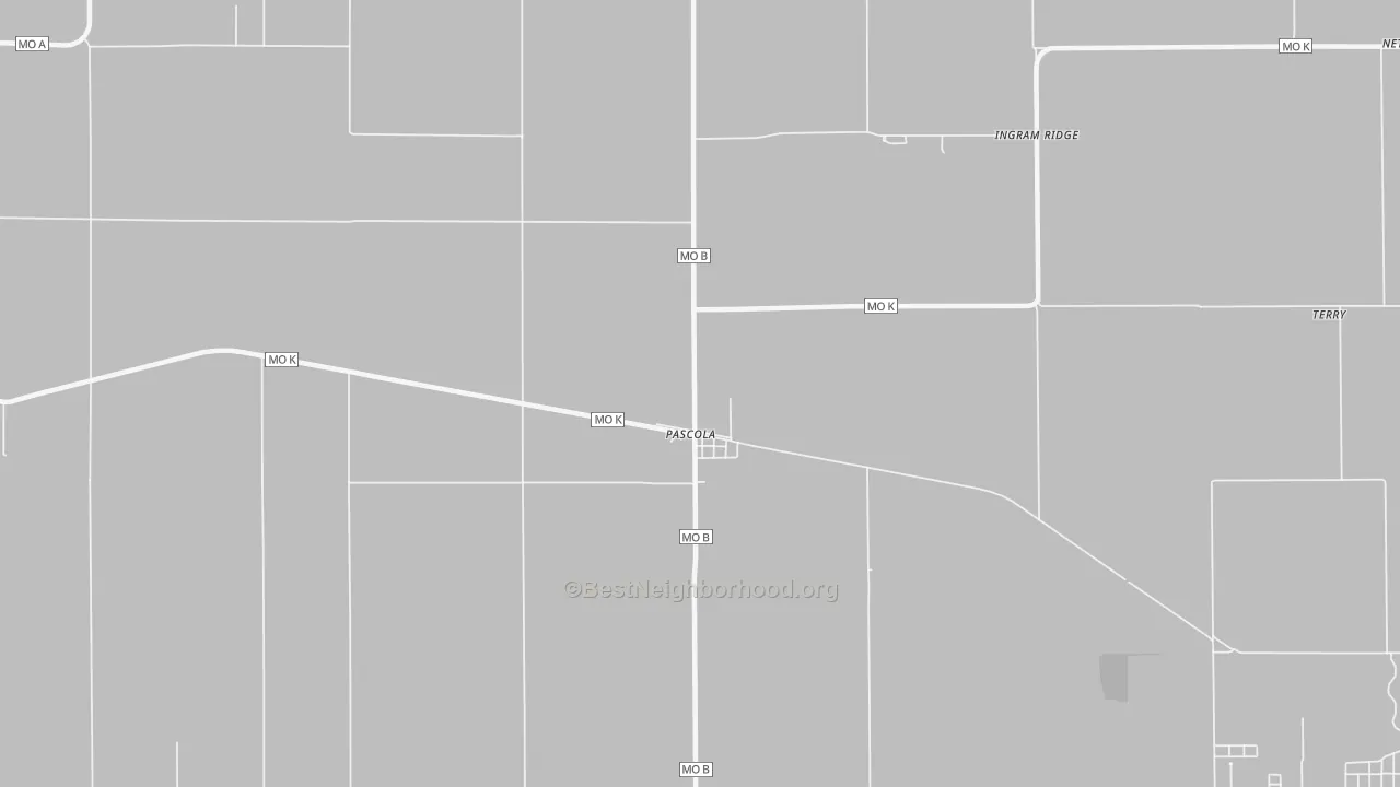 Transit Grade map of Pascola, MO