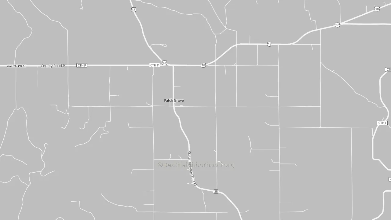 Transit Grade map of Patch Grove, WI