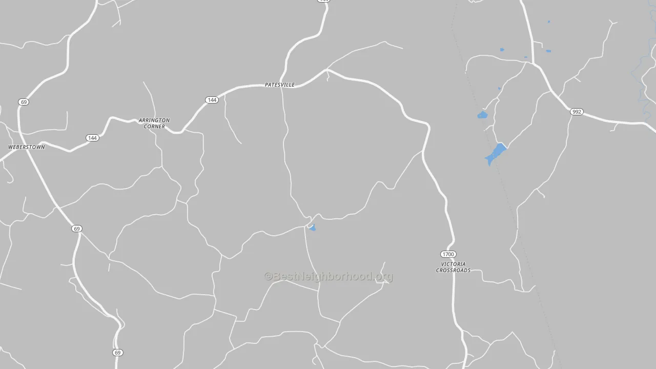 Transit Grade map of Patesville, KY