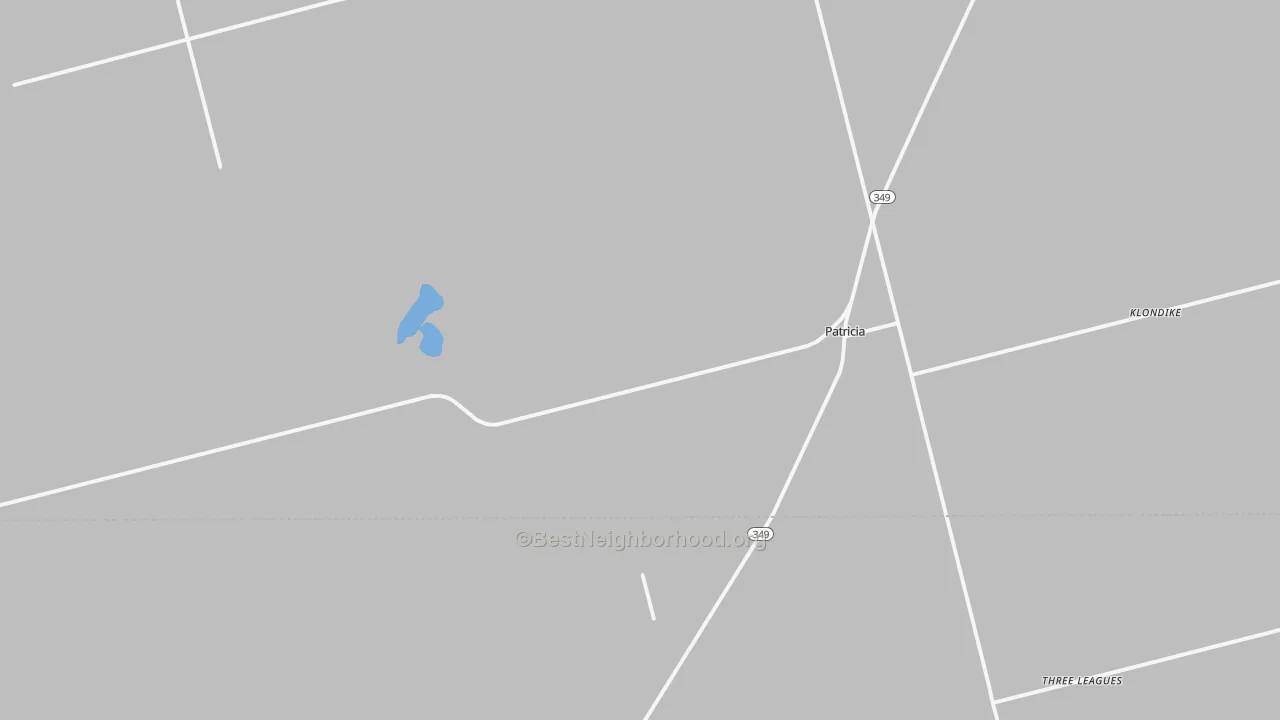 Transit Grade map of Patricia, TX