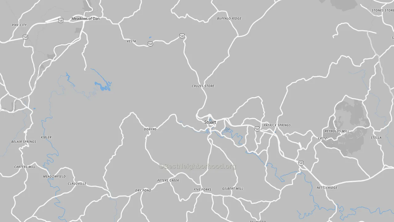 Transit Grade map of Patrick County, VA