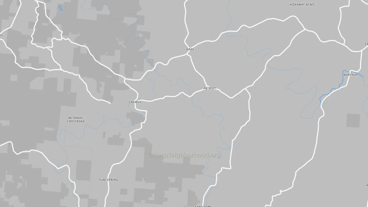 Transit Grade map of Patriot, OH
