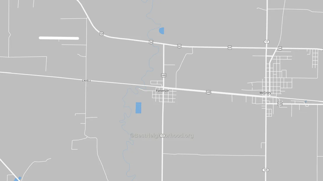 Transit Grade map of Patterson, AR