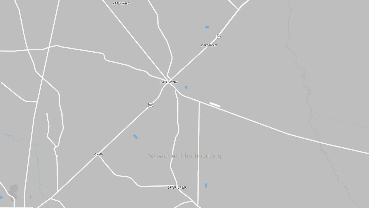 Transit Grade map of Patterson, GA