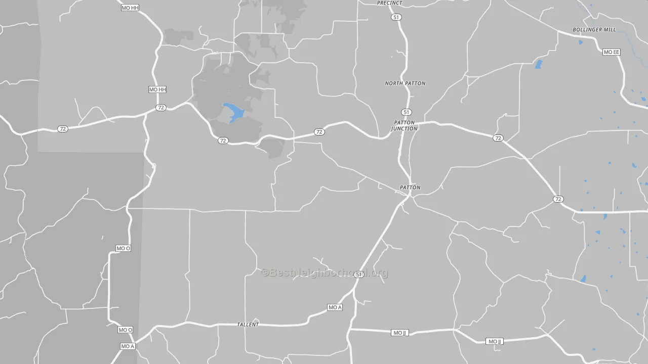 Transit Grade map of Patton, MO