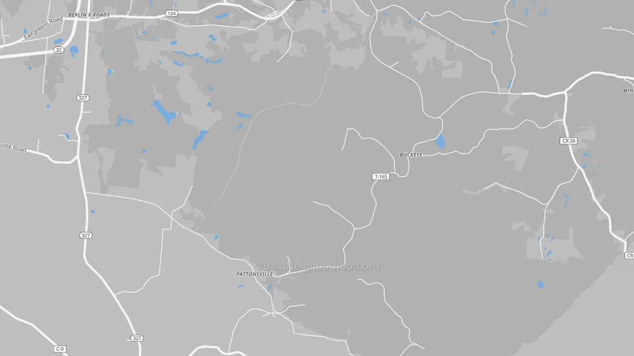 Transit Grade map of Pattonville, OH