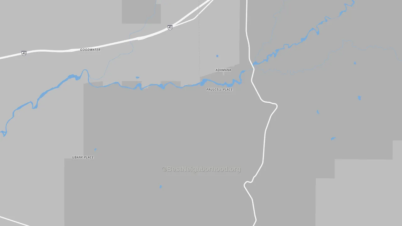 Transit Grade map of Paulcell Place, AZ