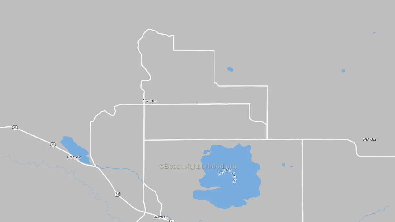 Transit Grade map of Pavillion, WY