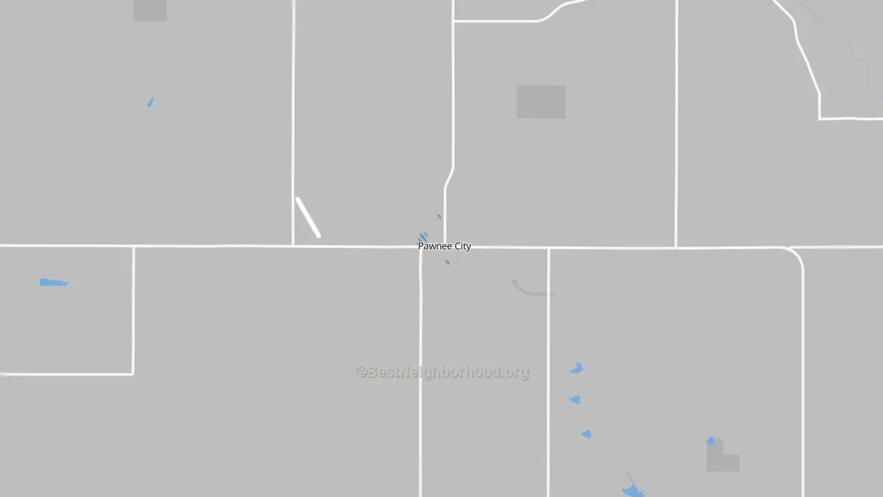 Transit Grade map of Pawnee City, NE
