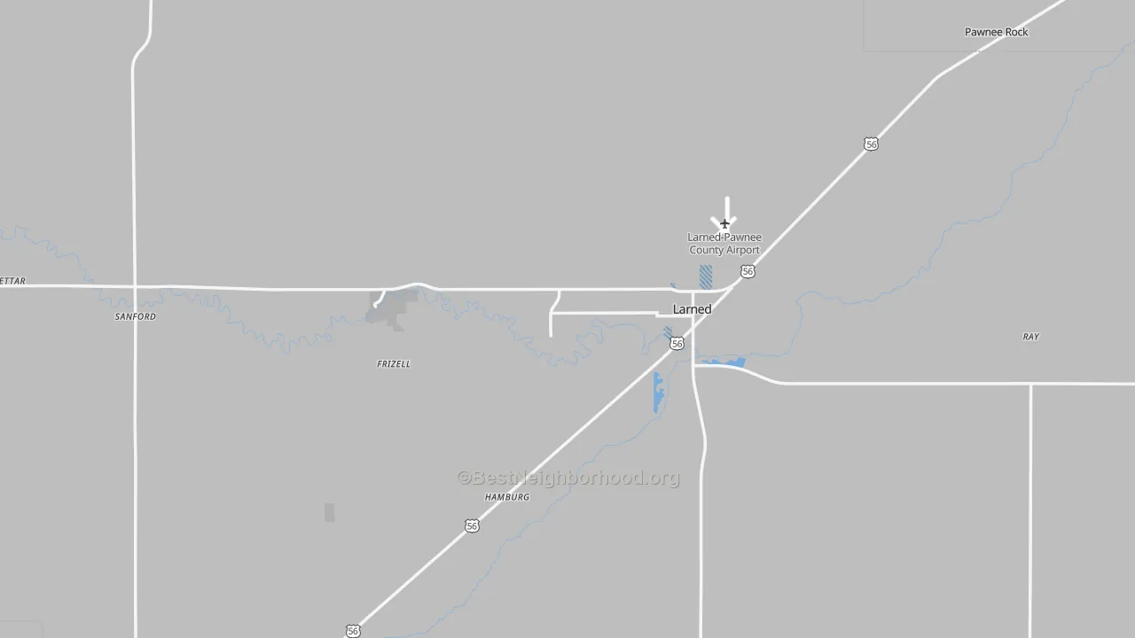 Transit Grade map of Pawnee County, KS