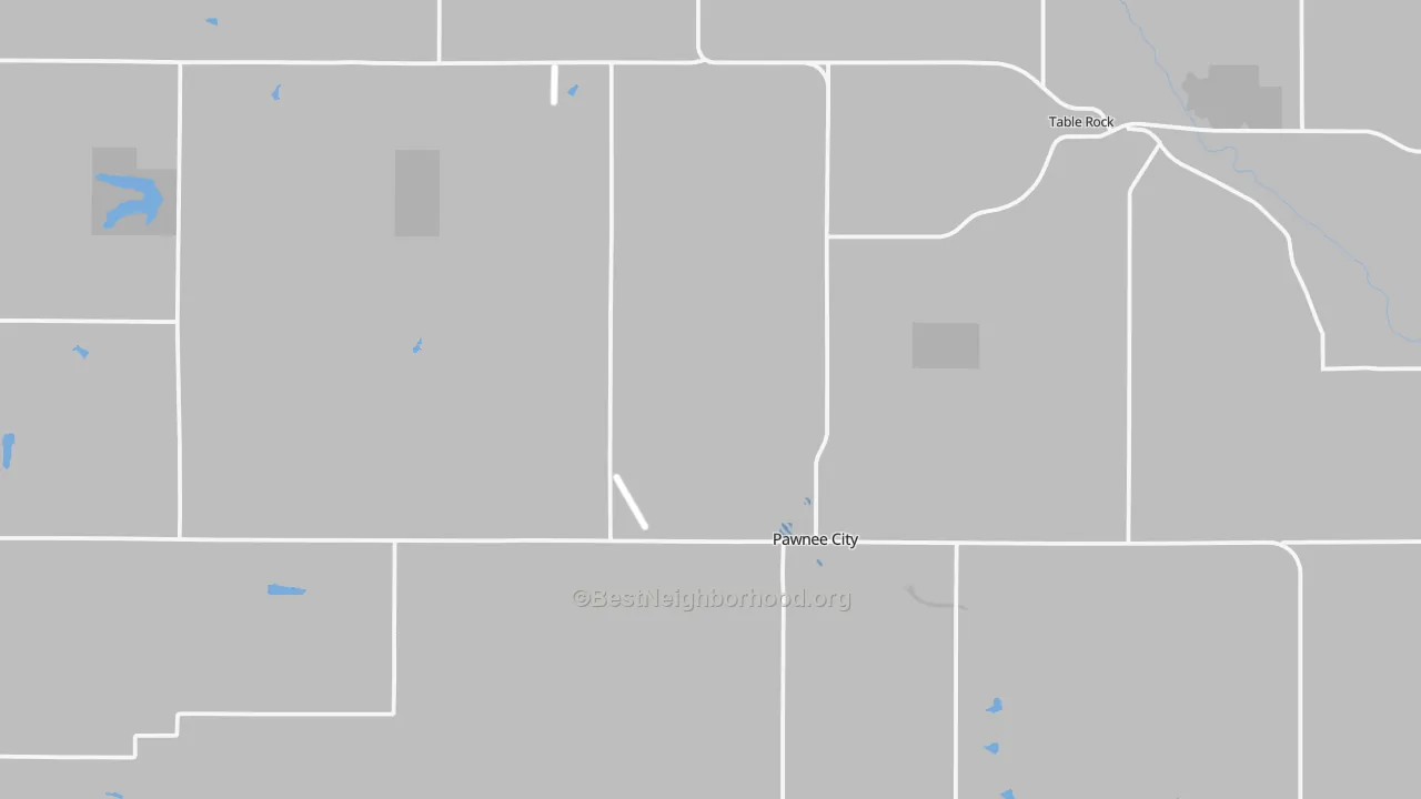 Transit Grade map of Pawnee County, NE
