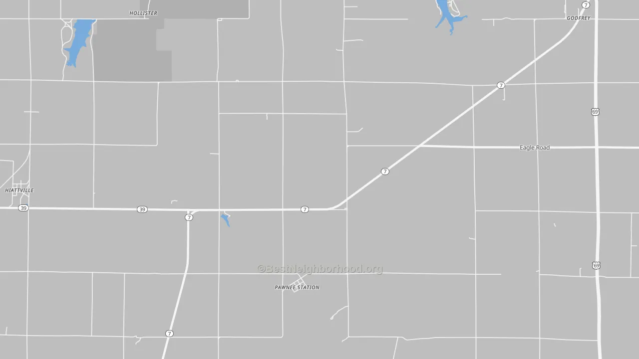 Transit Grade map of Pawnee Station, KS