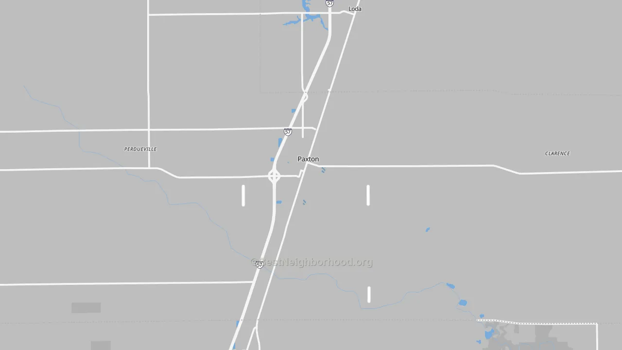 Transit Grade map of Paxton, IL