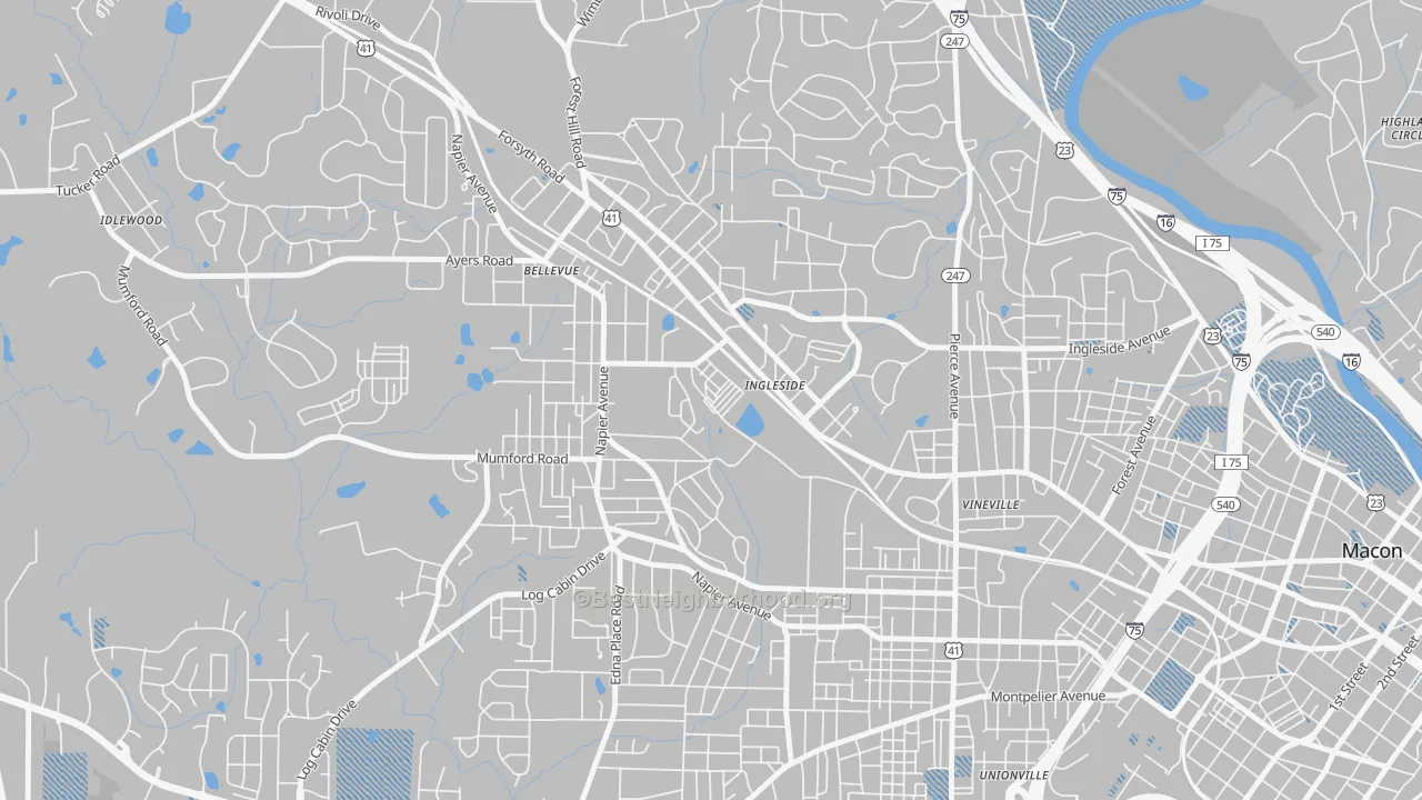 Transit Grade map of Payne, GA