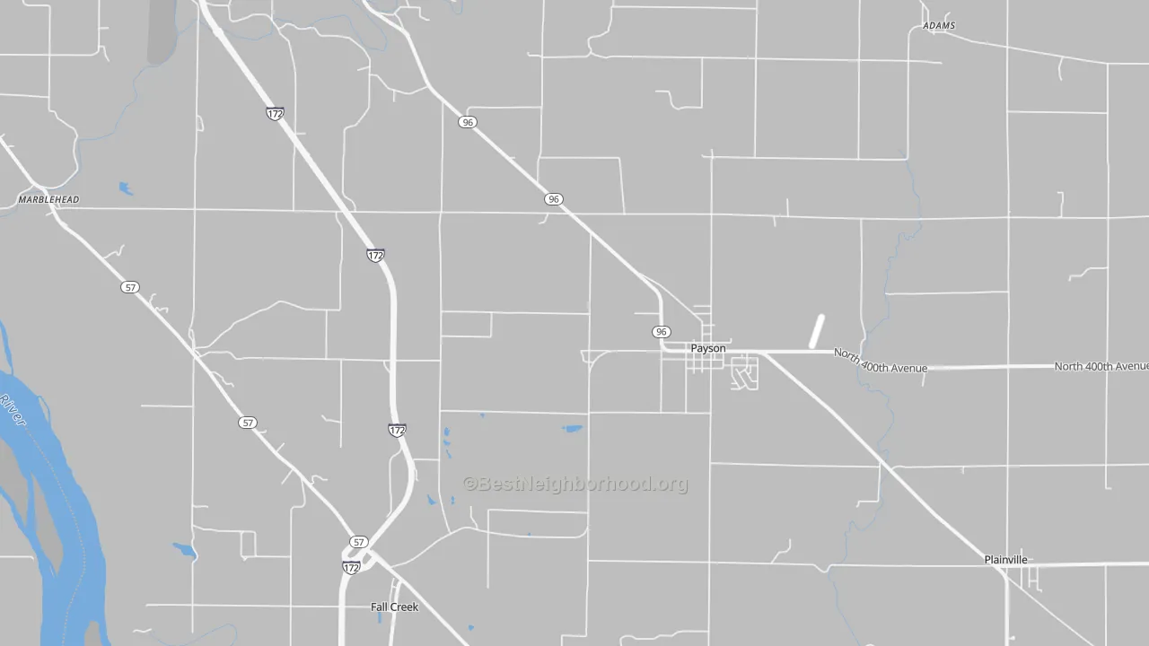 Transit Grade map of Payson, IL