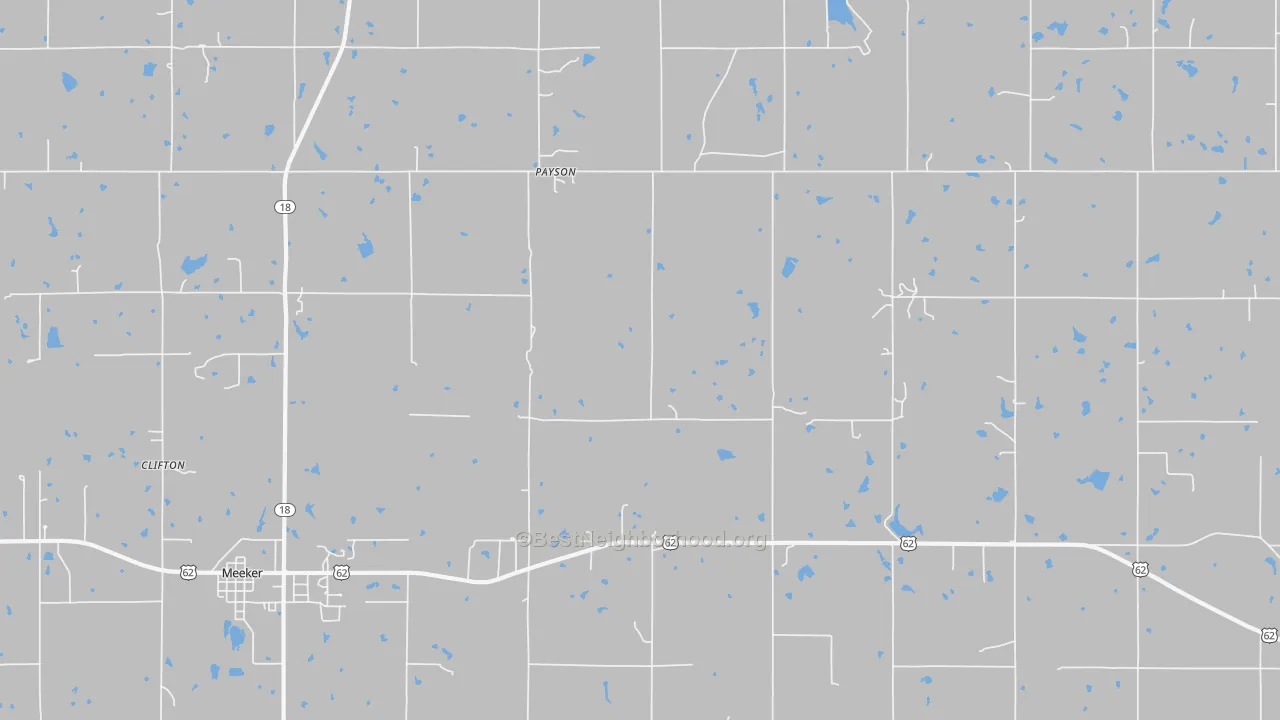 Transit Grade map of Payson, OK