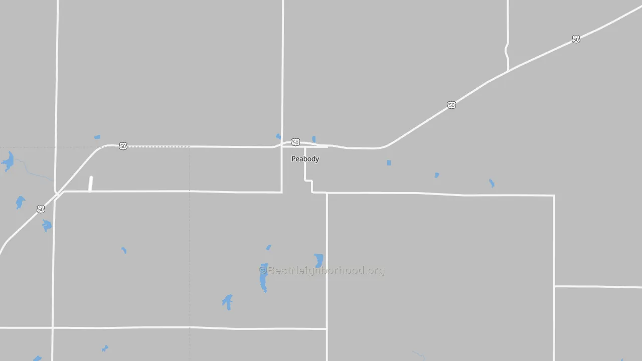 Transit Grade map of Peabody, KS