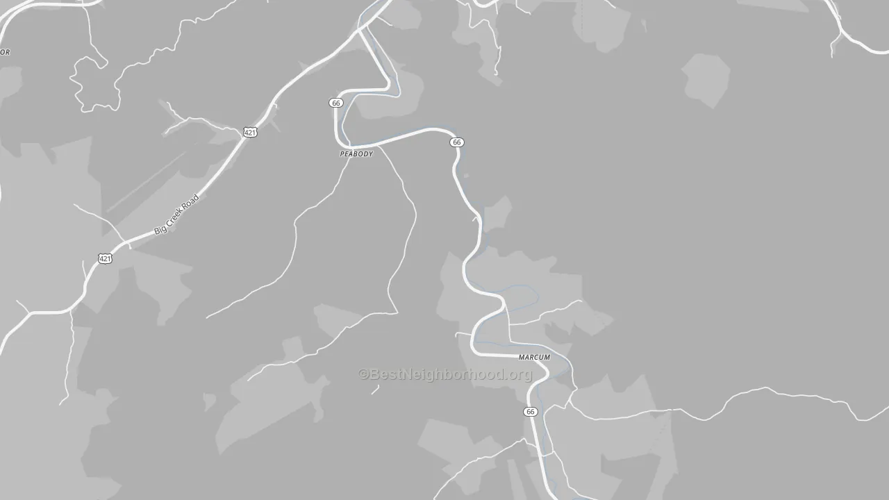 Transit Grade map of Peabody, KY