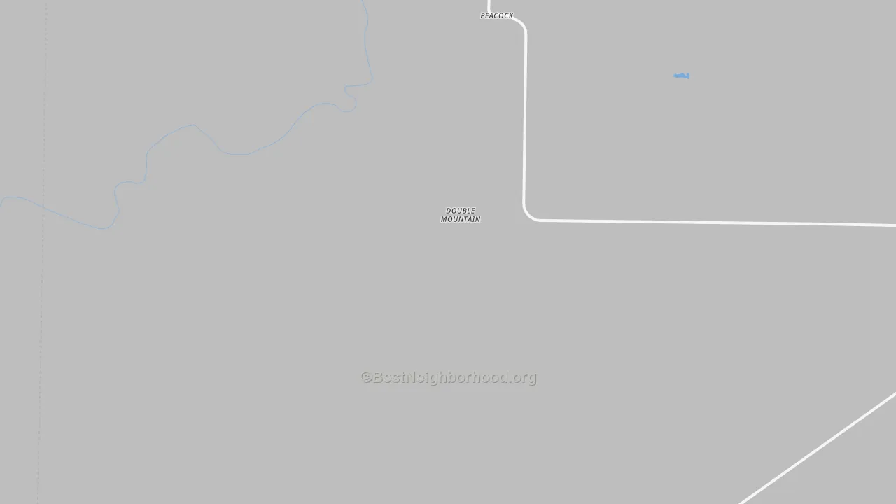 Transit Grade map of Peacock, TX