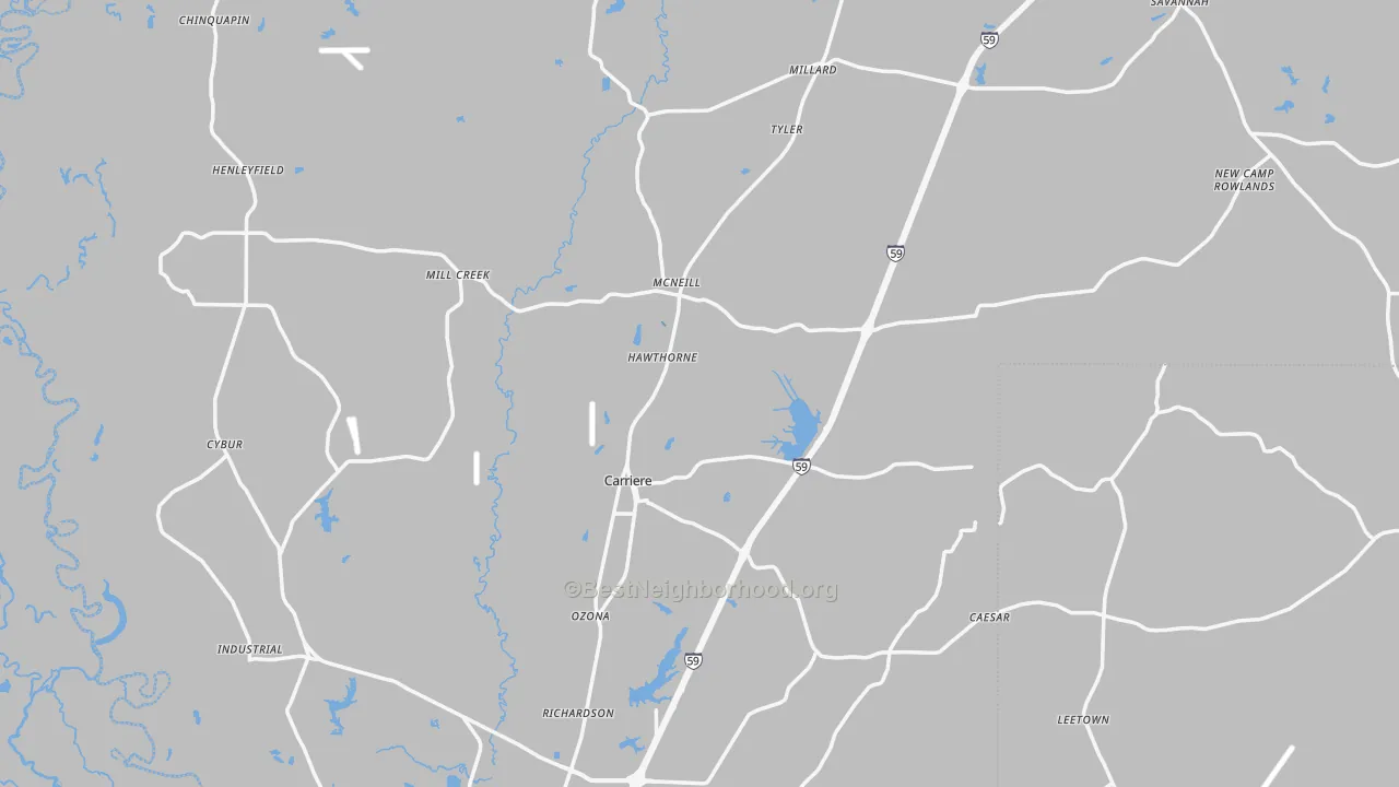 Transit Grade map of Pearl River County, MS