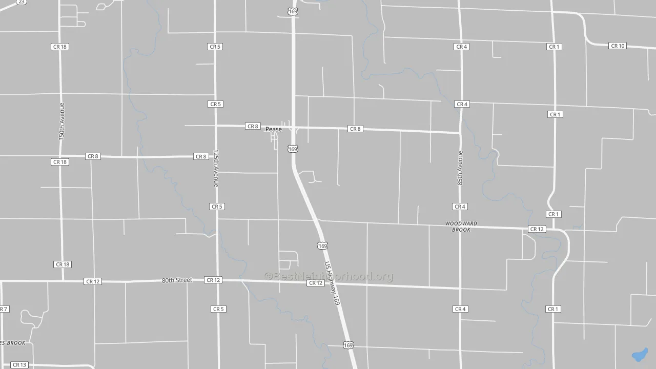 Transit Grade map of Pease, MN