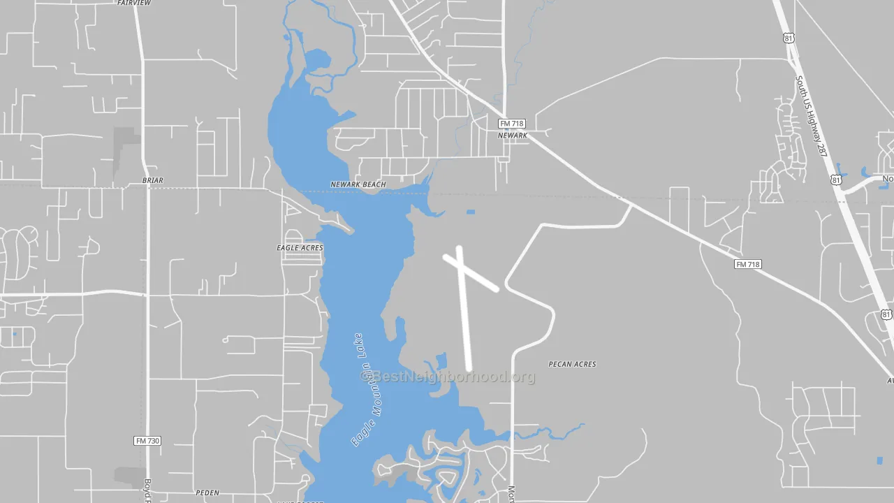 Transit Grade map of Pecan Acres, TX