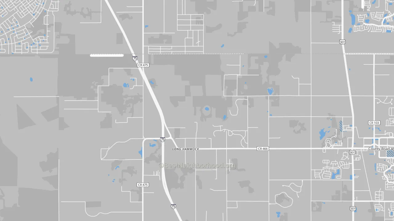 Transit Grade map of Pedro, FL