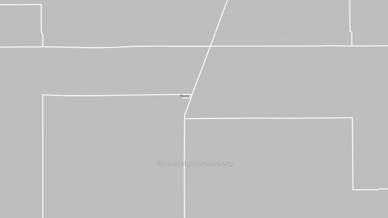 Transit Grade map of Peetz, CO
