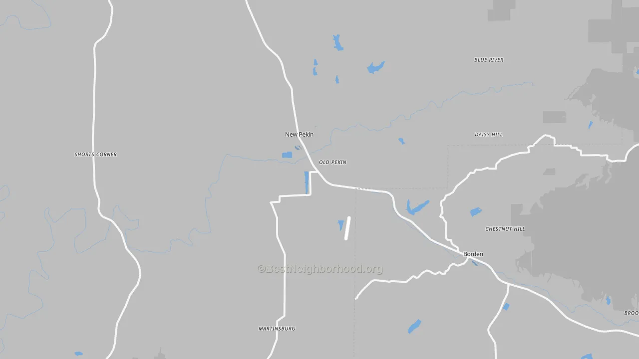 Transit Grade map of Pekin, IN