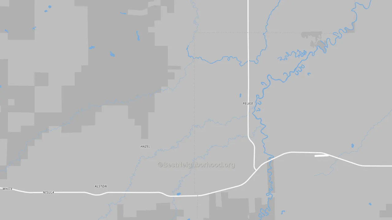Transit Grade map of Pelkie, MI