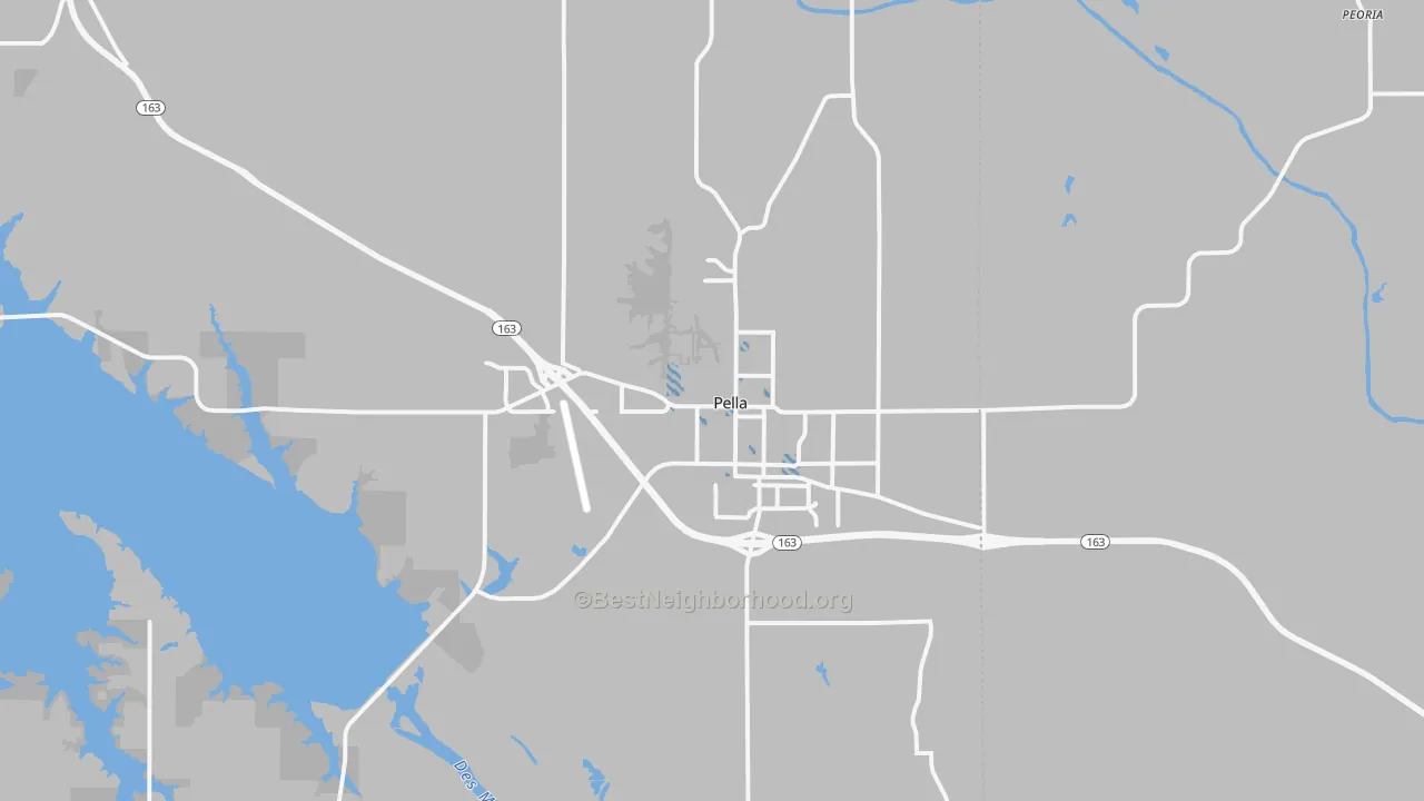 Transit Grade map of Pella, IA