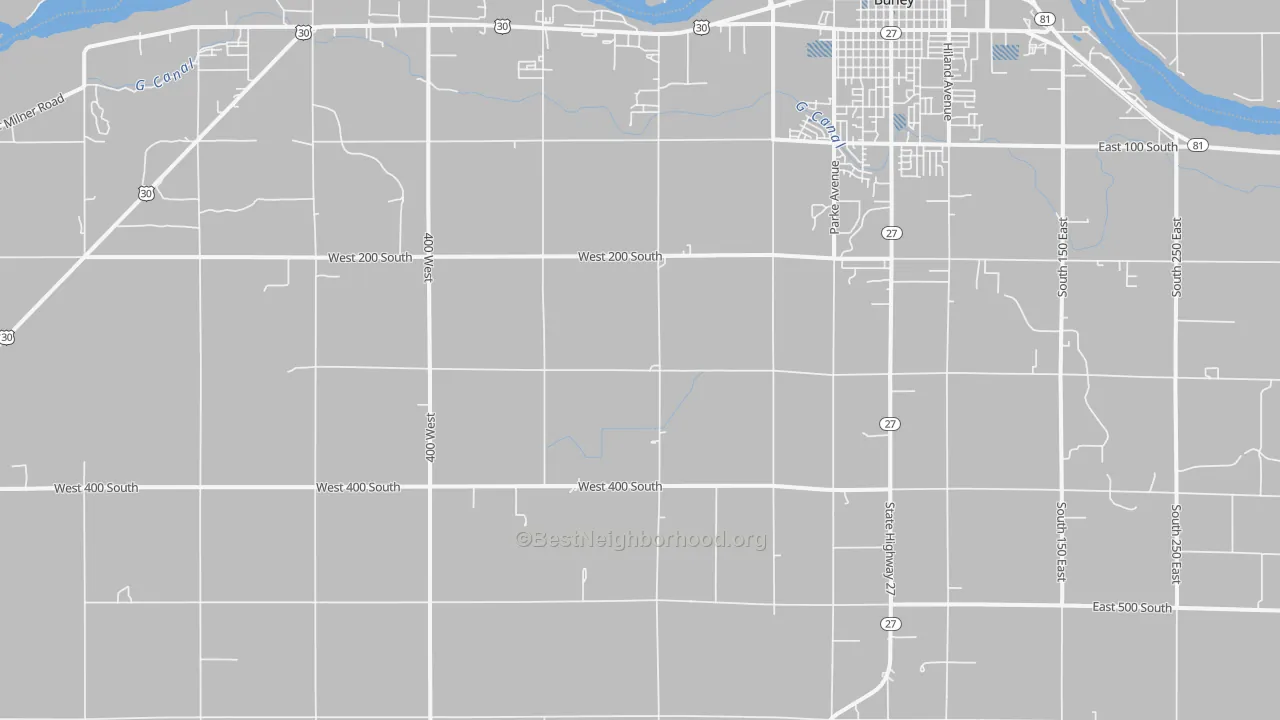 Transit Grade map of Pella, ID
