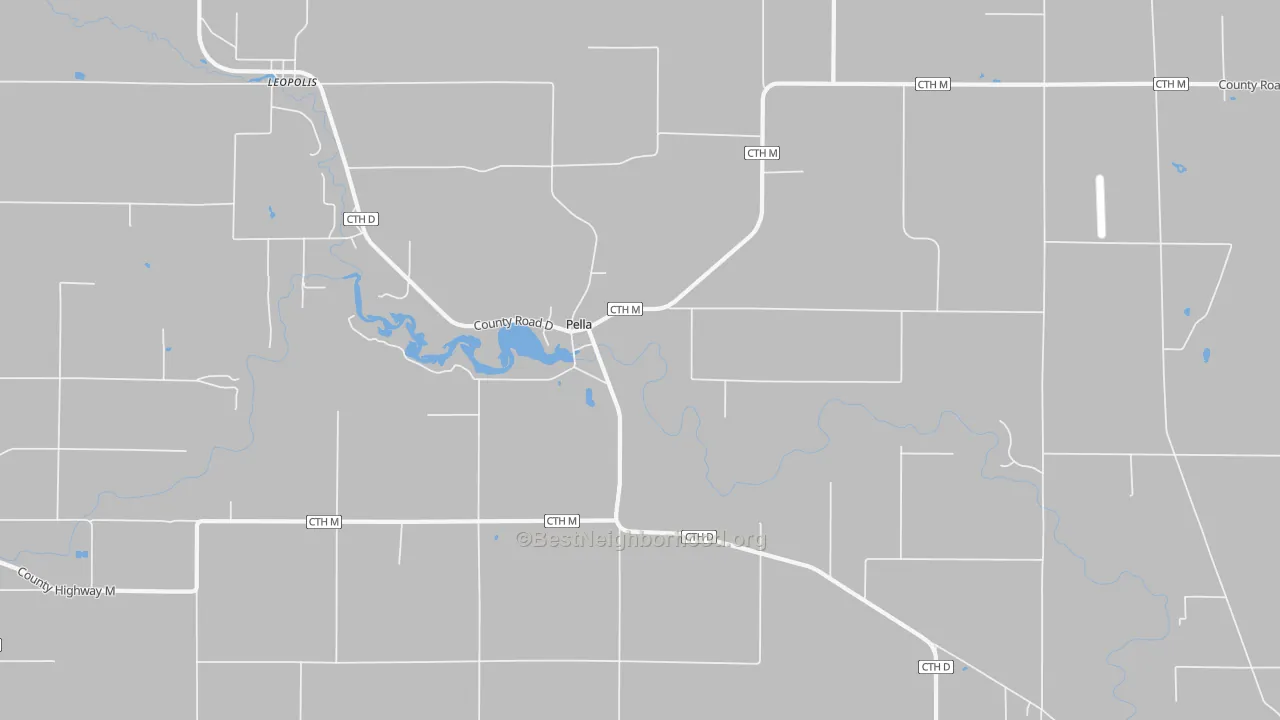Transit Grade map of Pella, WI