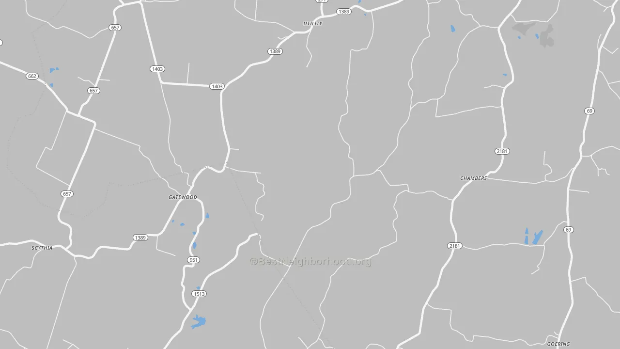 Transit Grade map of Pellville, KY