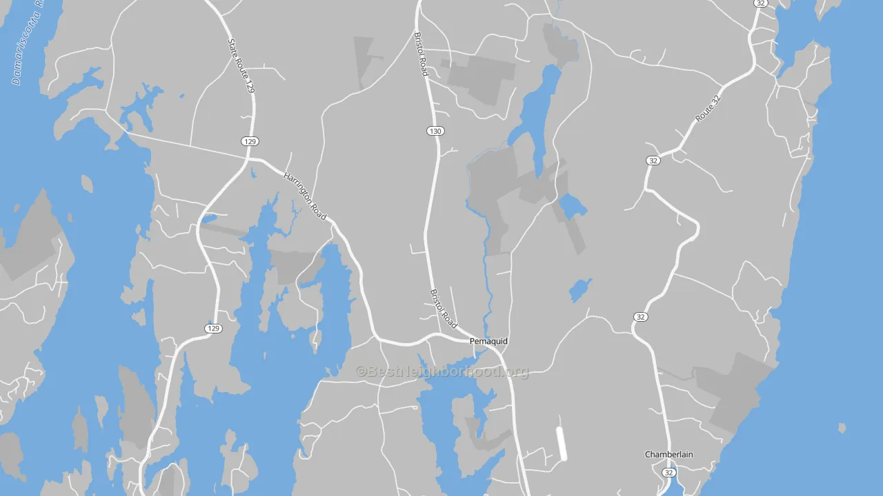 Transit Grade map of Pemaquid, ME