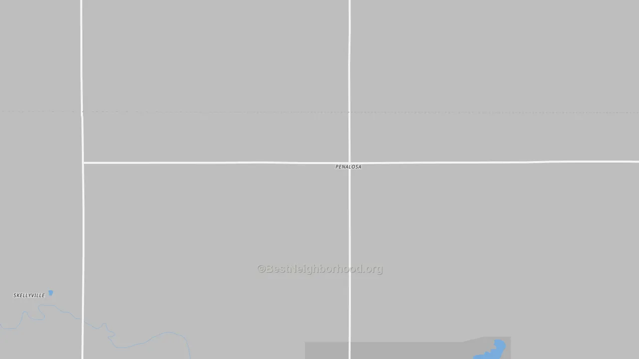 Transit Grade map of Penalosa, KS