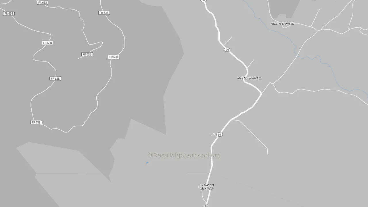 Transit Grade map of Penasco Blanco, NM