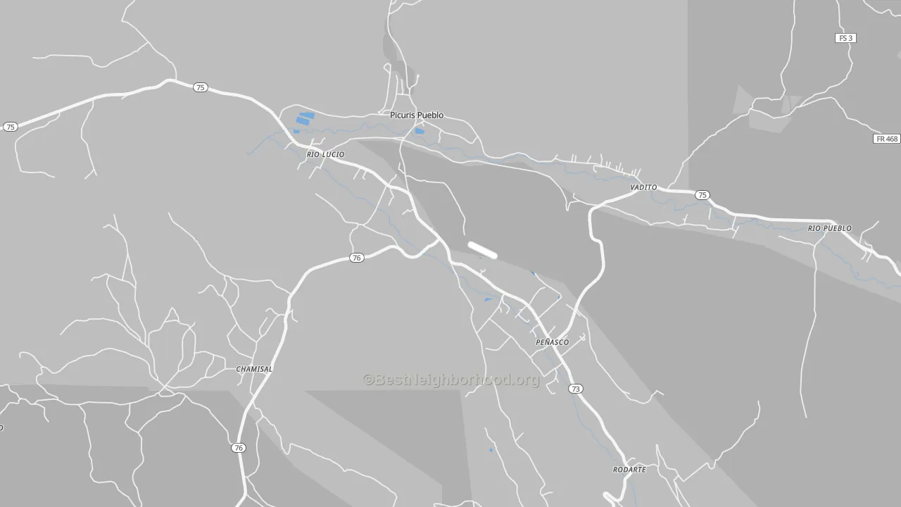 Transit Grade map of Penasco, NM