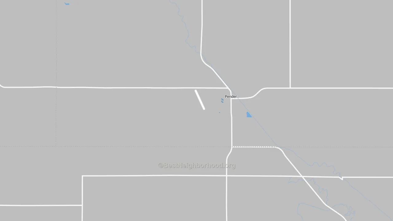 Transit Grade map of Pender, NE