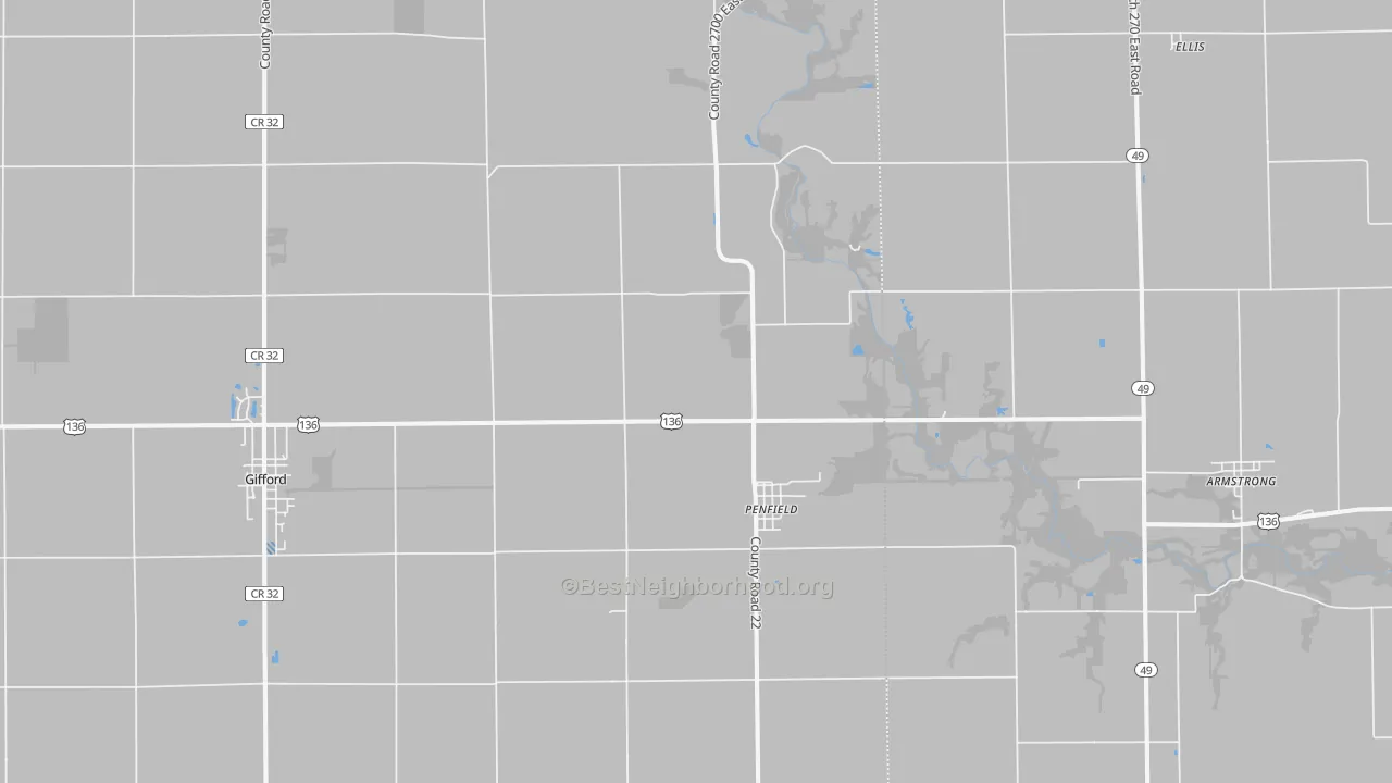 Transit Grade map of Penfield, IL