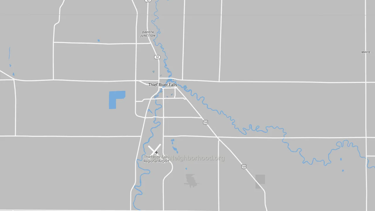 Transit Grade map of Pennington County, MN