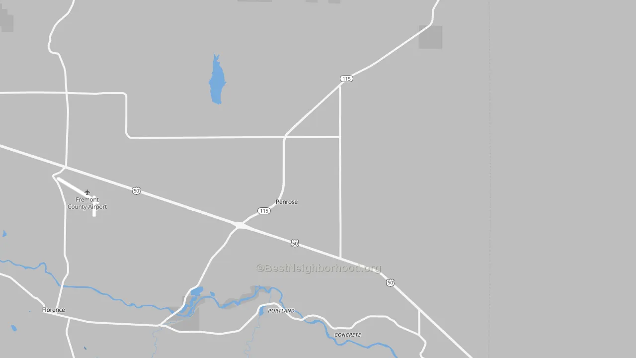 Transit Grade map of Penrose, CO