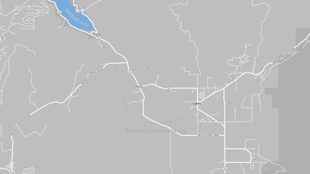Transit Grade map of Peoa, UT