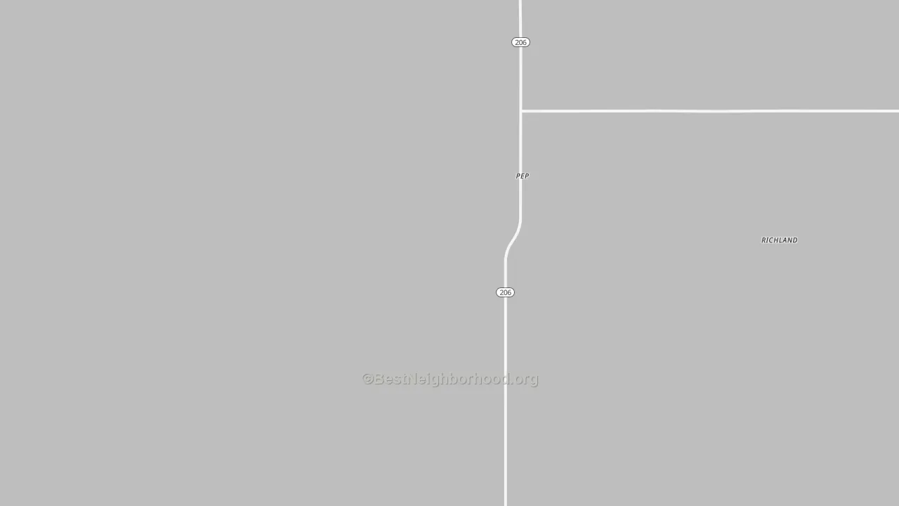Transit Grade map of Pep, NM
