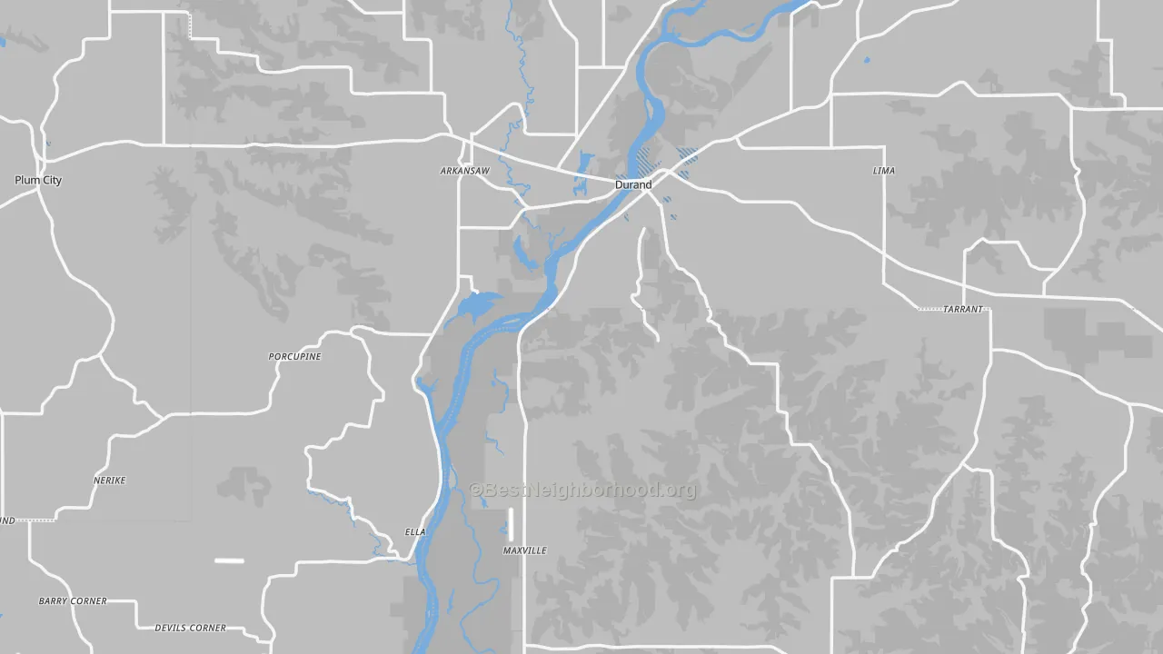 Transit Grade map of Pepin County, WI